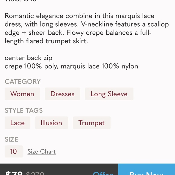 Dessy Collection Long Sleeve Lace Gown Navy - Picture 3 of 13